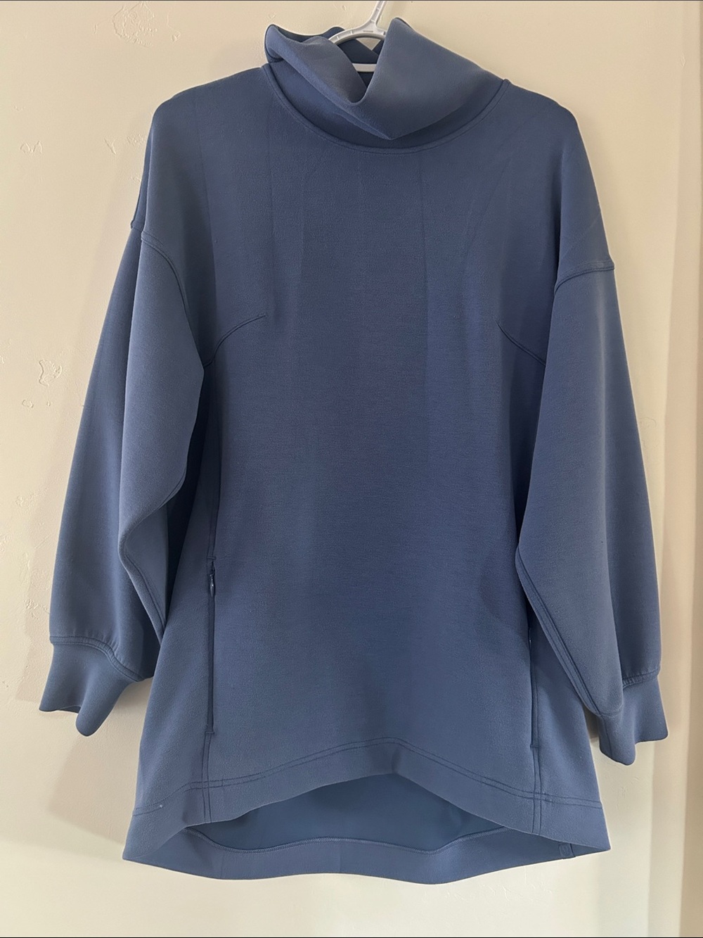Lululemon Blue Funnel Neck Pullover Sweatshirt